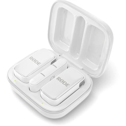 Rode Wireless Micro Ultra-compact 2-Person Wireless Microphone for USB-C smartphones (White) - Image 4